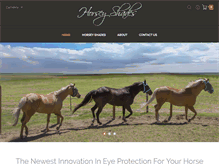 Tablet Screenshot of horseyshades.com